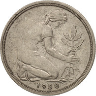 Monnaie, République Fédérale Allemande, 50 Pfennig, 1950, Munich, TTB+ - 50 Pfennig