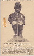 BRUXELLES  Manneken Pis En Chasseur Alpin (citation) - Personnages Célèbres