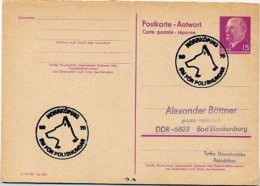 POLICE DOG NORRKÖPING  1970  On East German Postal Card P 74 A - Autres & Non Classés