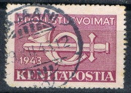 Sello Militar, FINLANDIA 1943. Circulada Por Correo, Yvert Num 7  º - Militaires