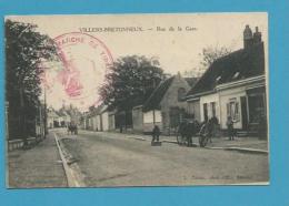 CPA Rue De La Gare VILLERS-BRETONNEUX 80 - Villers Bretonneux