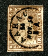 10100  Switzerland 1856 Zumstein #22D  (o)  Michel #17 IIBys - Used Stamps