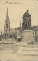 Bruxelles-Anderlecht  -   L'Eglise Et Monument érigé Aux Héros De La Guerre;  1928  Naar  Zele - Anderlecht