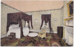Lafayette's Bedroom, The Hermitage, Nashville, Tennessee, Unused Linen Postcard [17020] - Nashville