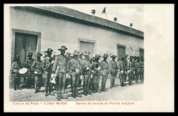 AFRICA - CABO VERDE - PRAIA - MUSICA - Banda De Musica Da Polícia Indigena   Carte Postale - Cape Verde