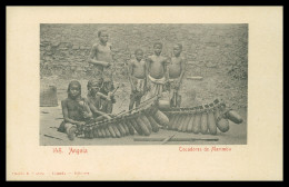 AFRICA - ANGOLA -  MUSICA - Tocadores De Marimba  ( Ed.Osorio & Seabra Nº 148) Carte Postale - Angola