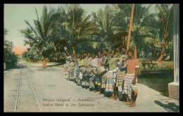 MOÇAMBIQUE - MUSICA - Musica Indigena - Zambezia (Ed.Spanos & Tsitsias) Carte Postale - Mozambique