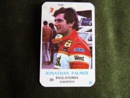 Calendrier De Poche - Pocket Calendar - Jonathan Palmer - Zakspeed - 1986 - Autosport - F1