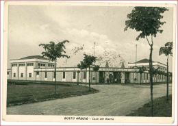 M3699 LOMBARDIA BUSTO ARSIZIO VARESE CASA BALILLA 1941 VIAGGIATA MANCA FRANCOBOLLO - Busto Arsizio