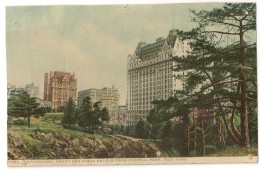 S4614 - Netherland, Savoy And Plaza Hotels From Central Park New York - Bares, Hoteles Y Restaurantes