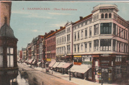 ALLEMAGNE   SARRE    SAARBRUCKEN  - CPA COLORISEE AVENUE DE LA GARE - Andere & Zonder Classificatie