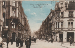 ALLEMAGNE   SARRE    SAARBRUCKEN  - CPA COLORISEE RUE DE L'EMPEREUR - Autres & Non Classés