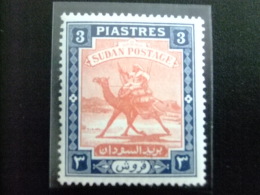 51 SOUDAN CONDOMINIO SUDAN 1927 ARAB POSTMAN YVERT43 A *MH / SG 44 A * MH - Sudan (...-1951)