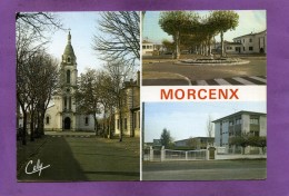 40 MORCENX MULTIVUES EGLISE ST VINCENT  CENTRE VILLE  C.E.S S. HENRI SCONIAMIGLIO - Morcenx