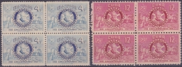 1955-163 CUBA. REPUBLICA. 1955. Ed.606-07. ROTARY CLUB. NO GUM. BLOCK 4 . - Nuovi