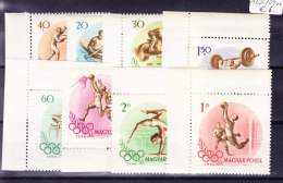 HONGRIE 1956, Y&T 1202/09 ** MNH.  (6B82) - Summer 1956: Melbourne