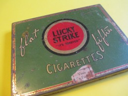 Paquet De Cigarette Métallique /Américain/Lucky Strike /American Tobacco Co/Flat Fifties/ Vers 1950    BFPP58 - Empty Cigarettes Boxes