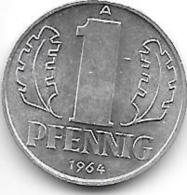 *DDR1 Pfennig 1964    Km  8.1  Unc - 1 Pfennig