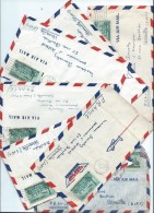 7 Lettres Affranchies/USA/EXETER/Versailles/Enveloppes + Lettres/D'un Fils à Sa Mére/Roncalez/1957   TIMB71 - Briefe U. Dokumente