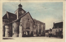 CHATEAUMEILLANT Mairie - Ancienne Eglise  - Colorisée - Châteaumeillant