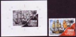 Tonga 1997 Wesley Missionary Ship The Duff Arriving In 1797 - Proof + Specimen - Details In Item Description - Tonga (1970-...)