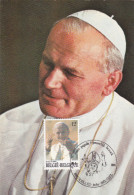 Carte-Maximum BELGIQUE  N° Yvert 2166 (JEAN-PAUL II) Obl Sp Ill Bruxelles - 1981-1990