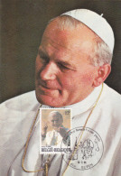 Carte-Maximum BELGIQUE  N° Yvert 2166 (JEAN-PAUL II) Obl Sp Ill Eupen - 1981-1990