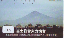 Télécarte JAPON * WAR TANK (190) MILITAIRY LEGER ARMEE PANZER Char De Guerre * KRIEG * JAPAN Phonecard Army - Armée