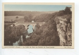 Saint Benoit (Vienne) La Vallée Du Clain Aux Rochers De Passe-Lourdin (coll Masse) Neuve - Saint Benoit