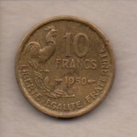 10F - G.Guiraud - 1950 B (verso Voir Scan) - K. 10 Francos