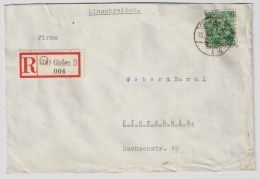 1948, 84 Pfg. Netz-Aufdr., Not-Reco-Zettel , #3087 - Storia Postale