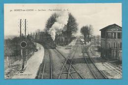 CPA 52  - Chemin De Fer Arrivée D'un Train En Gare De MORET SUR LOING 77 - Moret Sur Loing