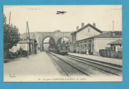 CPA 32 - Chemin De Fer Arrivée Du Train En Gare De CACHAN-ARCUEIL 94 - Arcueil