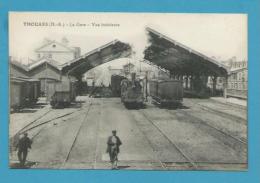 CPA - Chemin De Fer Cheminots Trains La Gare De THOUARS 79 - Thouars