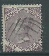 Jamaïque N° 5 O Type Victoria : 6 P. Violet, Oblitération Moyenne  Sinon TB - Jamaica (...-1961)