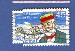 * USA AIRMAIL ANNÉE 1988 N° 122  SAMUEL P. LANGLEY OBLITÉRÉ - 2a. 1941-1960 Usados