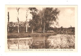 CPA 58 CHATILLON EN BAZOIS Coin Pour La Pêche à Coeuillon Canal & Aron Peu Commune - Chatillon En Bazois