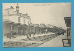 CPA 20 - Chemin De Fer Cheminots Arrivée Du Train En Gare De ENGHIEN LES BAINS 95 - Enghien Les Bains