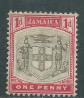 Jamaïque N° 38 X Armoiries : 1 P. Rouge Et Gris  Trace De Charnière Sinon TB - Jamaica (...-1961)