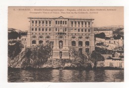 CARTE POSTALE MONACO Musée Océanographique  Façade Coté Mer Architecte  DELEFORTRIE - Oceanografisch Museum