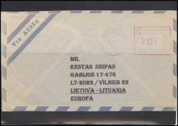 ARGENTINA Postal History EMA Bedarfsbrief Air Mail AR 016 Meter Mark Franking Machine - Cartas & Documentos