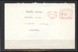 ARGENTINA Postal History EMA Bedarfsbrief Air Mail AR 025 Meter Mark Franking Machine - Briefe U. Dokumente