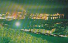 Canada Night VIew Of Harbour And City Of St John New Brunswick - St. John