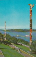 Canada Indian Totem Poles Georgia Park Nanaimo Britsh Columbia - Nanaimo