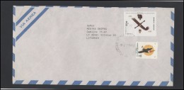 ARGENTINA Postal History Bedarfsbrief Air Mail AR 033 Fauna Birds San Martin Sword - Covers & Documents