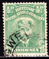 Rhodesia 1913 KGV 1/2p Perf 15 Used. Scott 119d Example 1. - Autres & Non Classés