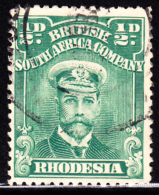 Rhodesia 1913 KGV 1/2p Perf 15 Used. Scott 119d Example 2. - Other & Unclassified