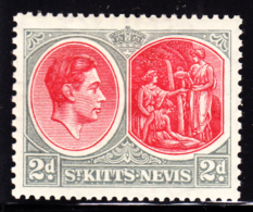 St. Kitts KG6 2d Perf 13 X 11-1/2. Scott 82a. MVLH. - St.Christopher-Nevis-Anguilla (...-1980)