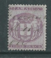 Jamaïque Fiscaux-postaux N° 5 O  3 P. Violet, Oblitération Plume, Sinon  TB - Jamaica (...-1961)