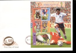 KOREA AND JAPAN 2002 FIFA WORLD CUP ST KITS FDC - 2002 – South Korea / Japan